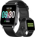 Senior Friendly Pedometer Watch, Waterproof Fitness Tracker with Step Counter, Calories/Sleep Tracker for Men Women