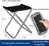 HomeTow 10"x 5"(24Ccmx11cm) Portable Chair Camping Folding Chairs Fishing Stool for Travel Use Camping Fishing Hiking