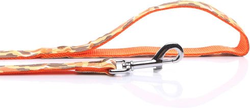 Heavy Duty Dog Leash 4 FT/6 Feet Long, 1 Inch Wide, Nylon Camouflage for Small and Medium Dogs