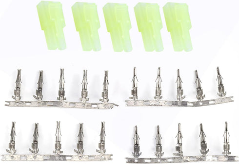 5 VINGVO Plug Unwired Connector, Mini Plug Male Female with Pairs for RC Planes