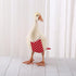 1 Pack Chicken Duck Goose Diaper Washable Pet Bow Tie Diapers for Hens Roosters Poultry (S, Black)
