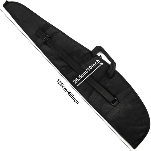 GUGULUZA Padded Rifle Case, Water-Resistant Tactical Storage for 40/46/48/50 inch Shotgun & Scoped Rifles