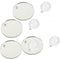 ULTECHNOVO 4Pcs Betta Fish Mirrors, Exercise Mirror for Fish Tank with Floating Ball - 5cm
