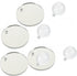 ULTECHNOVO 4Pcs Betta Fish Mirrors, Exercise Mirror for Fish Tank with Floating Ball - 5cm