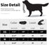 IVY&LANE Reflective Dog Collar and Leash Set - Adjustable Neoprene Padded Collars for Puppy, 5FT Nylon Leash (Medium,