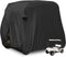 Moveland Waterproof Dust Golf Cart Cover, Custom 2 Passenger Cover Compatible with EZ GO, Club Car, Yamaha (Black)