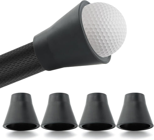 Ranjaner 5Pcs Golf Ball Retriever, Portable Golf Ball Picker Upper for Putter, Durable