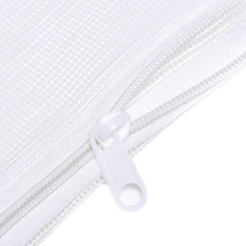 Large Aquarium Filter Bags - Reusable Mesh Bags with Plastic Zipper (7.5 x 12 inch, 6 Pack)