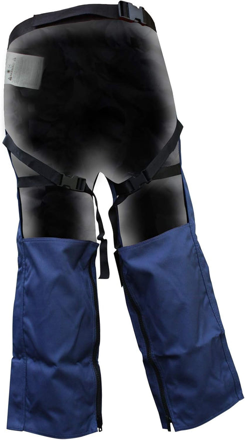 Protective Trimmer Safety Chaps, Size 40", Navy Blue