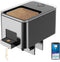 Bluetooth Automatic Fish Feeder for Aquarium, Food Dispenser with App Control, USB Rechargeable, Black