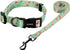 Ihoming Dog Collar and Leash Set, Floral GreenLake Design for Large Dogs Cats, Daily Outdoor Walking Training, L-Up to