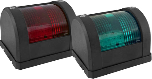 ISURE MARINE 90 IP66 Boat Green Starboard and Red Port Side Black Stern LED Navigation Light Anchor Signal Mast Light
