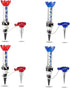 Golf Tees Unbreakable Plastic Magnetic 80 mm Long Bulk Reusable 4/8 Pack Blue Red Flexible Magnet Tee Lift Step for Men