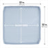 32x32 Inch Paw Inspired Critter Box Dog Pad, Large Reusable Puppy Pad for Potty Training, Whelping, or Litter Box Mat