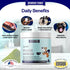 Dental Powder for Dogs – Easy Teeth Cleaning & Care, Removes Plaque & Freshens Breath – 60 Scoops