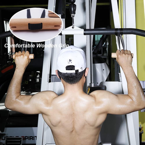 Pull Up Handles Grips Fitness Strap Heavy Duty Cable Machine Handles for Home Gym Pull-up Bars and Barbells