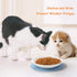 Dorakitten Ceramic Cat Food Plates, Wide Bowls for Wet Food, Shallow Dishes for Kittens with Non-Slip Mat