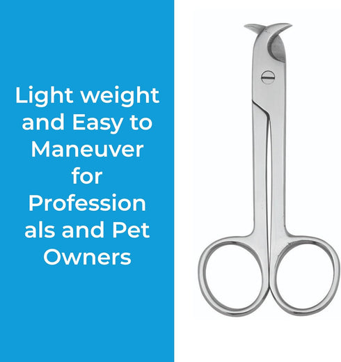 4.5" Stainless Steel Dog Nail Scissors - Safe Grooming Tool