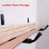 Heavy Duty Garage Indoor Kayak Storage Hooks, Wall Mounted Utility Hanger Rack for Canoe, Paddle Board, Ladder, Folding