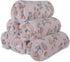 BVAGSS 6 Pack Small Dog Blanket, Super Soft Warm Pet Cover Blankets, Paw Print Puppy Fleece Flannel Blanket for Small