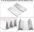 Ohuhu Camping Stove Windscreen, 10 Plates Aluminum Folding Windshield with Carry Bag for Camping, Picnic, Backpacking