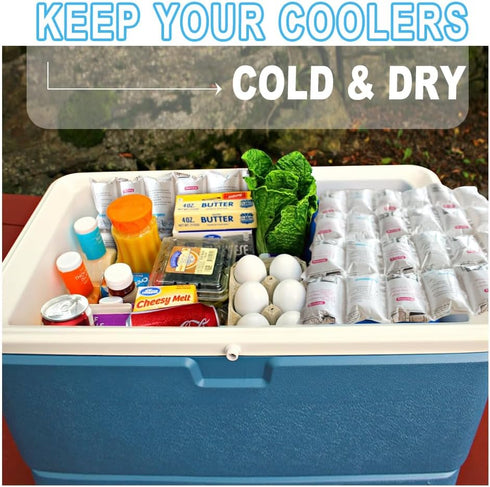 Packs Pack Packs Frozen 24 24 RAINBOW Dry Ice for Shipping Long Lasting, Reusable Cold Ice Sheets for Lunch Box