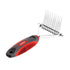 Tuff Pupper Dog Undercoat Rake Tool | Ergonomic Dematting Comb for Thick Coats | Easily Remove Dead, Matted or Knotted