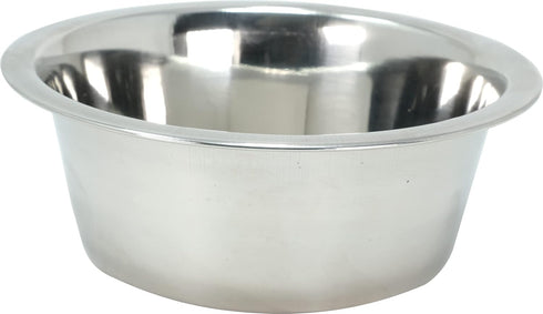 Bonka Bird Toys Stainless Steel Standard 1 Pint Bowl, Cage Cup Dish for Birds, Dogs, Cats, Large Pet Dishes