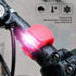 Set of 6 Bike Lights, Front and Back LED Clip-On Silicon Bicycle Lights with Waterproof Housing
