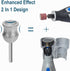 Dog Nail Grinder Bits for Dremel - Diamond Dremel Dog Nail Grinder Attachment, 1/8" Dog Nail Dremel Bits, Safe and