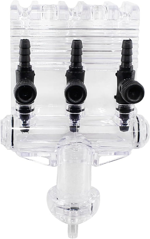 3-Way Aquarium Air Check Flow Control, Check Valve, Switch Gang Valve, Aquarium Accessories for Tank, Pump, Splitter