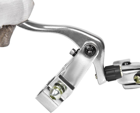 Tbest 1 Pair Brake Lever Left Right Hand, Aluminum Alloy 24mm Mountain Bike Disc Brake Bar Handle Level