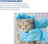 Bygytyo Pet Washing Bathing Grooming Gloves - 3 in 1 Hair Remover Brush and Nail Clippers Kit