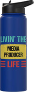 Media Producer Shirts & Gifts Media Producer Stainless Steel Insulated Water Bottle