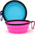 2-Pack Small Dog Travel Bowl, Collapsible Bowls for Dogs, Portable Pet Feeding Watering Dish