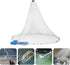 300 FRCOLOR Cast Fishing Net Hand Throw Net with Steel Sinkers Single Monofilament for Saltwater and Freshwater Fishing