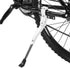 Qiilu White Aluminum Alloy Bike Kick Stand Fits for 16" 20" 24" 26"