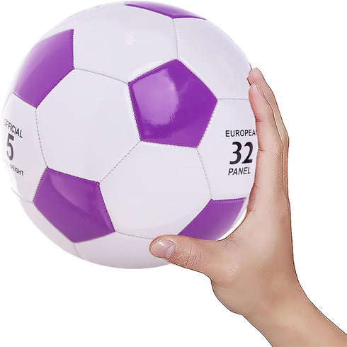 Size 2 Soccer Ball with Small Pump and Needle, Indoor and Outdoor Training Practice Gift for Kids 3+ Years Old