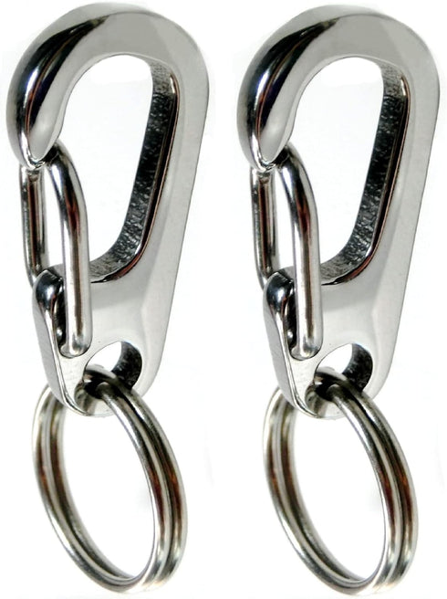 Stainless Steel Dog Tag Quick Clips for Medium and Large Dog Collars