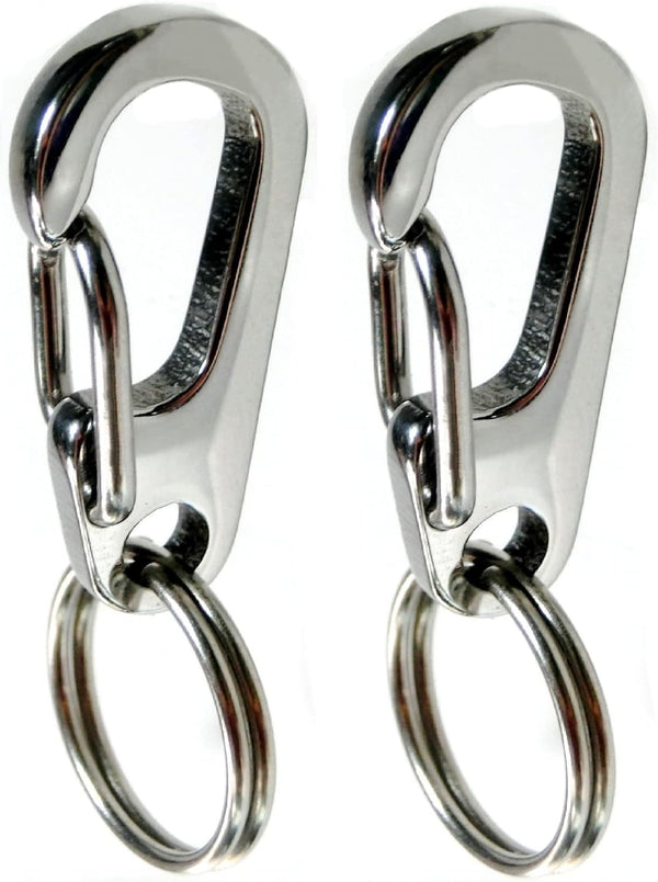 Stainless Steel Dog Tag Quick Clips for Medium and Large Dog Collars