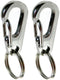 Stainless Steel Dog Tag Quick Clips for Medium and Large Dog Collars