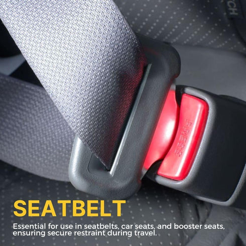 SGT KNOTS Heavy Duty Belt Webbing - 100% Polyester Straps for Cargo, Harnesses, Canoe Seats, Climbing Uses (2" x 10ft,
