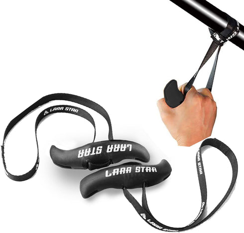 LARA STAR Pull Up Handles Grips Fitness Strap - Heavy Duty Cable Machine Handles for Home Gym and Pull-up Bars