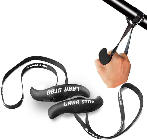 LARA STAR Pull Up Handles Grips Fitness Strap - Heavy Duty Cable Machine Handles for Home Gym and Pull-up Bars