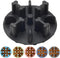 Slow Feeder Dog Bowls Insert, Animire Soft Silicone Anti-Choking Puzzle Feeder, Anti-Slip, Compatible with Elevated