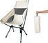 IEJ High Back Camping Chair, Ultra-Lightweight Compact Folding Backpacking Chair for Adults