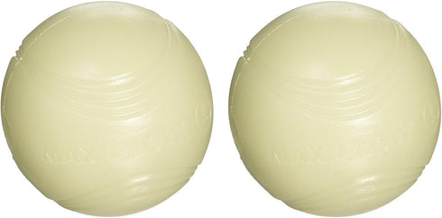 Chuckit! Dog Max Glow Ball Bright Playtime at Night (2 Pack), Large