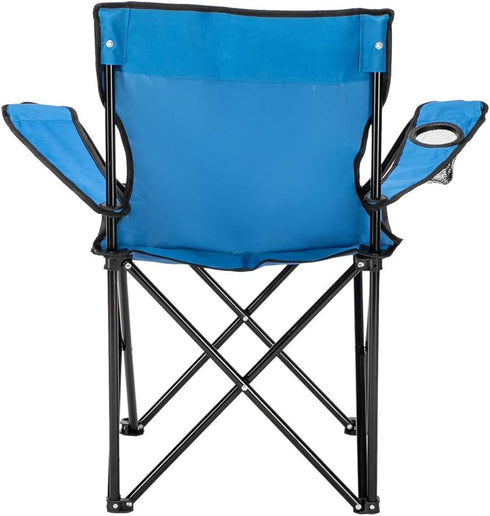 DESIGNSCAPE3D Camping Chairs, Portable Camping Chair with Headrest and Storage Bag, Portable Camp Chair, Easy to Clean