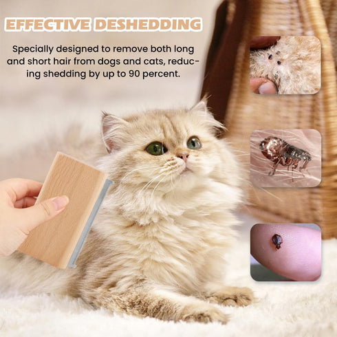 XuYelora 3pcs/pack 2 Dog Brush for Shedding, Cat Brushes/Dog Brush Pet Hair Removal Tool with Dematting Combs for Dogs