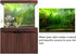 Zerodis PVC Aquarium Background Poster,Water Grass PVC Adhesive Static Aquarium Wallpaper Background(91 * 41cm)